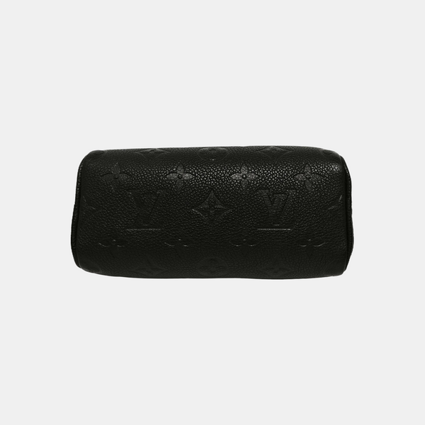 SPEEDY Nano Monogram Calfskin Black