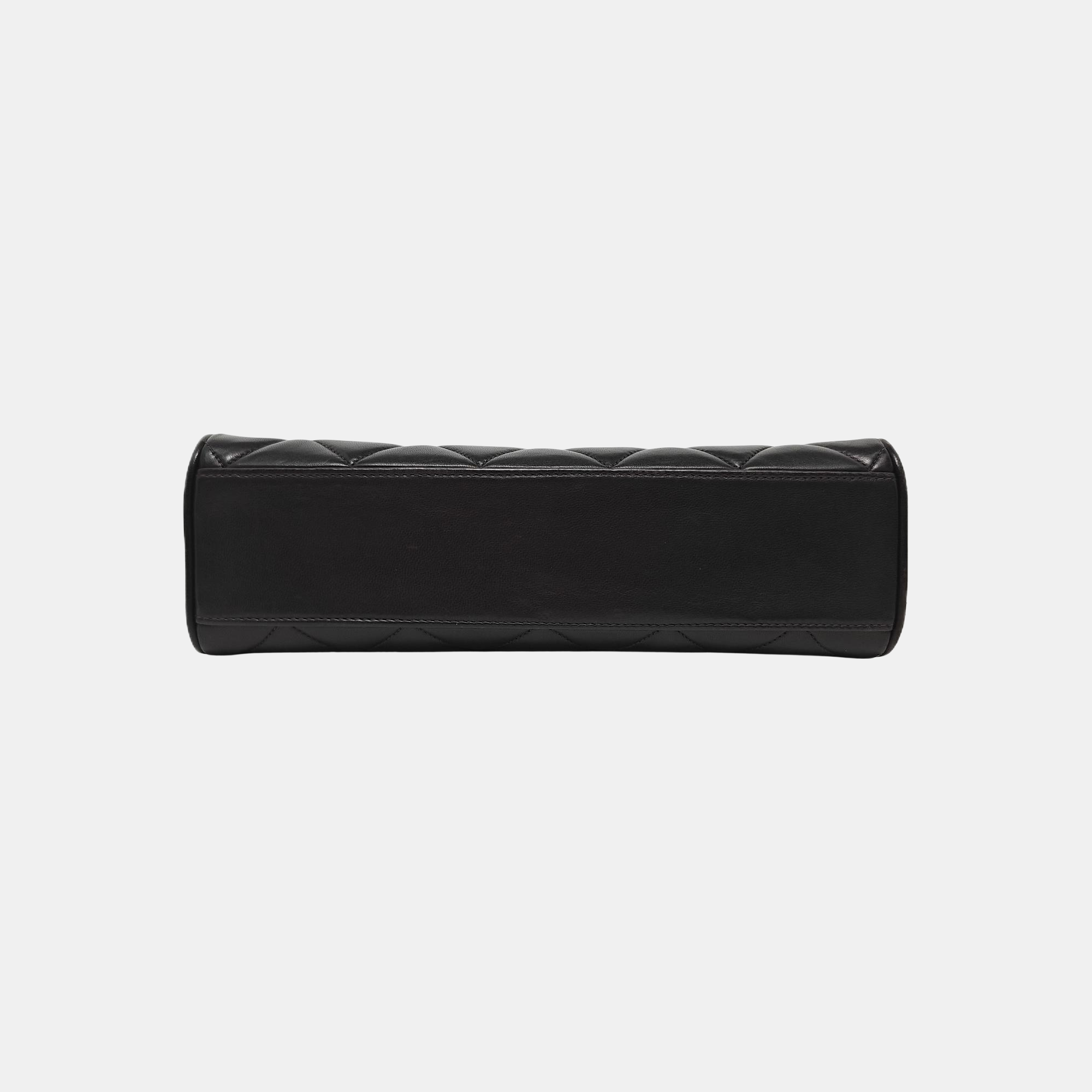 Quilted Lambskin Black