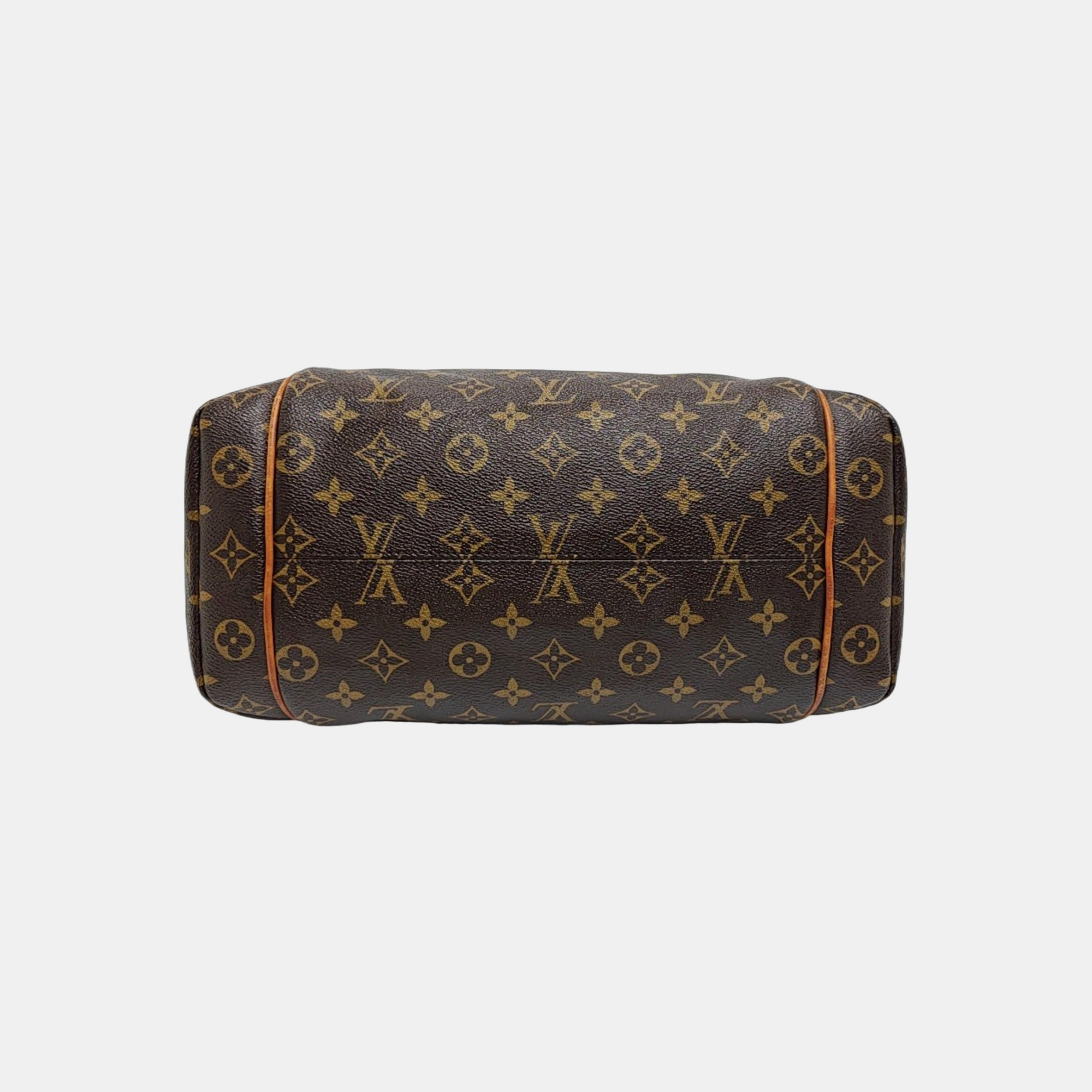 TOTALLY MM Monogram Coated Canvas Brown