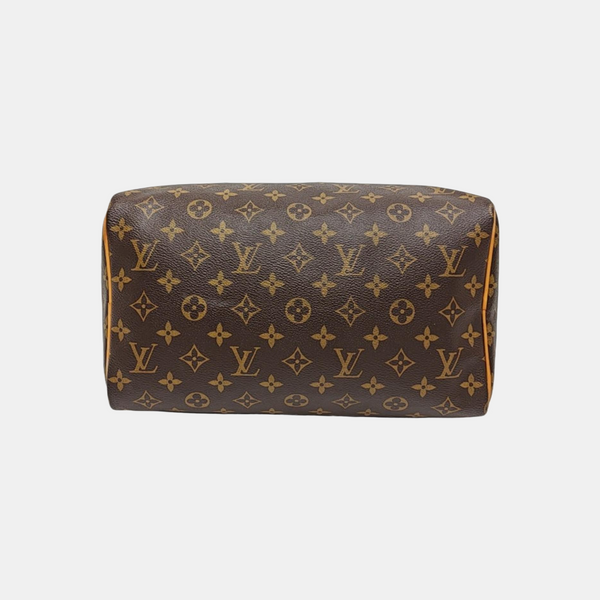 SPEEDY 30 Monogram Coated Canvas Brown