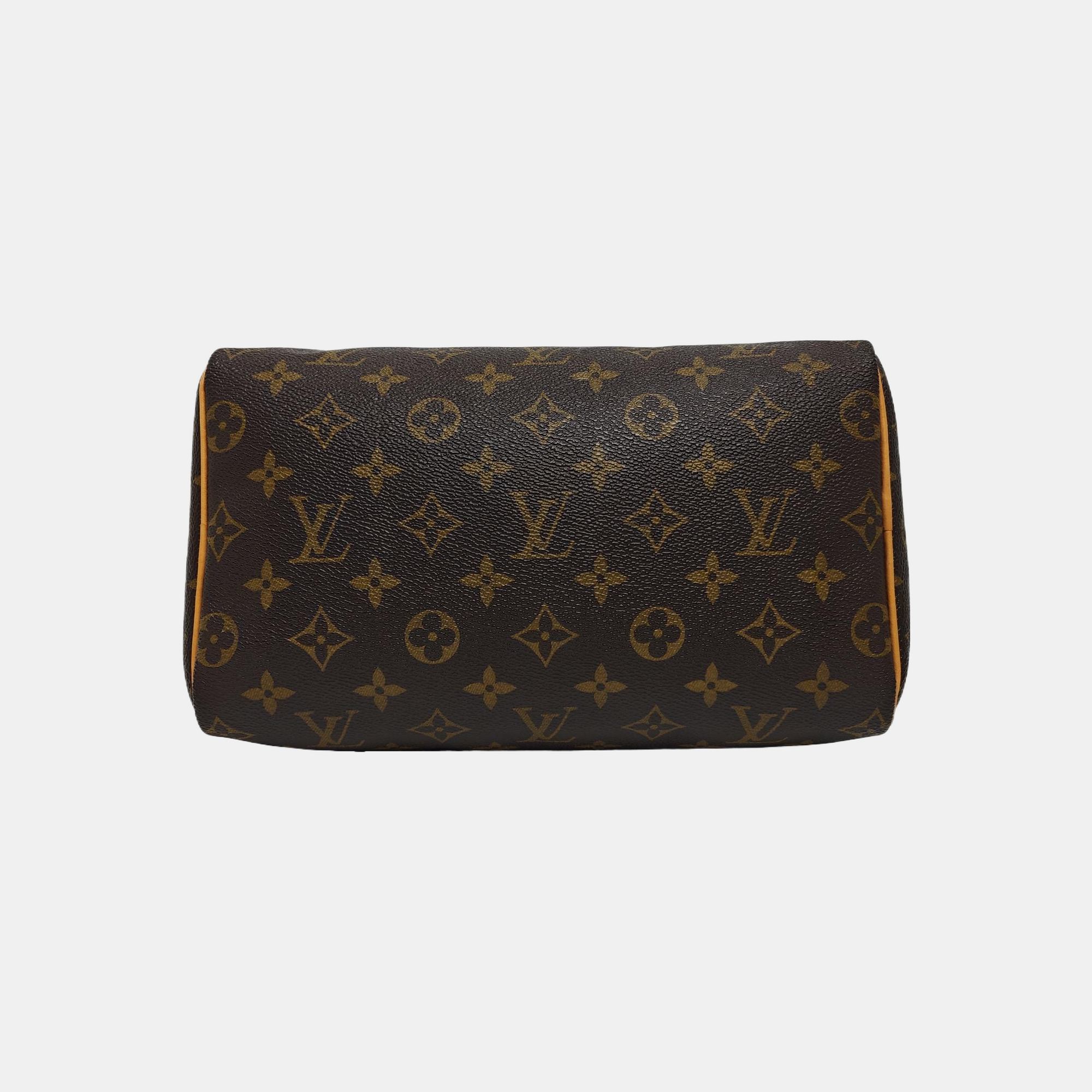 SPEEDY 25 Monogram Coated Canvas Brown