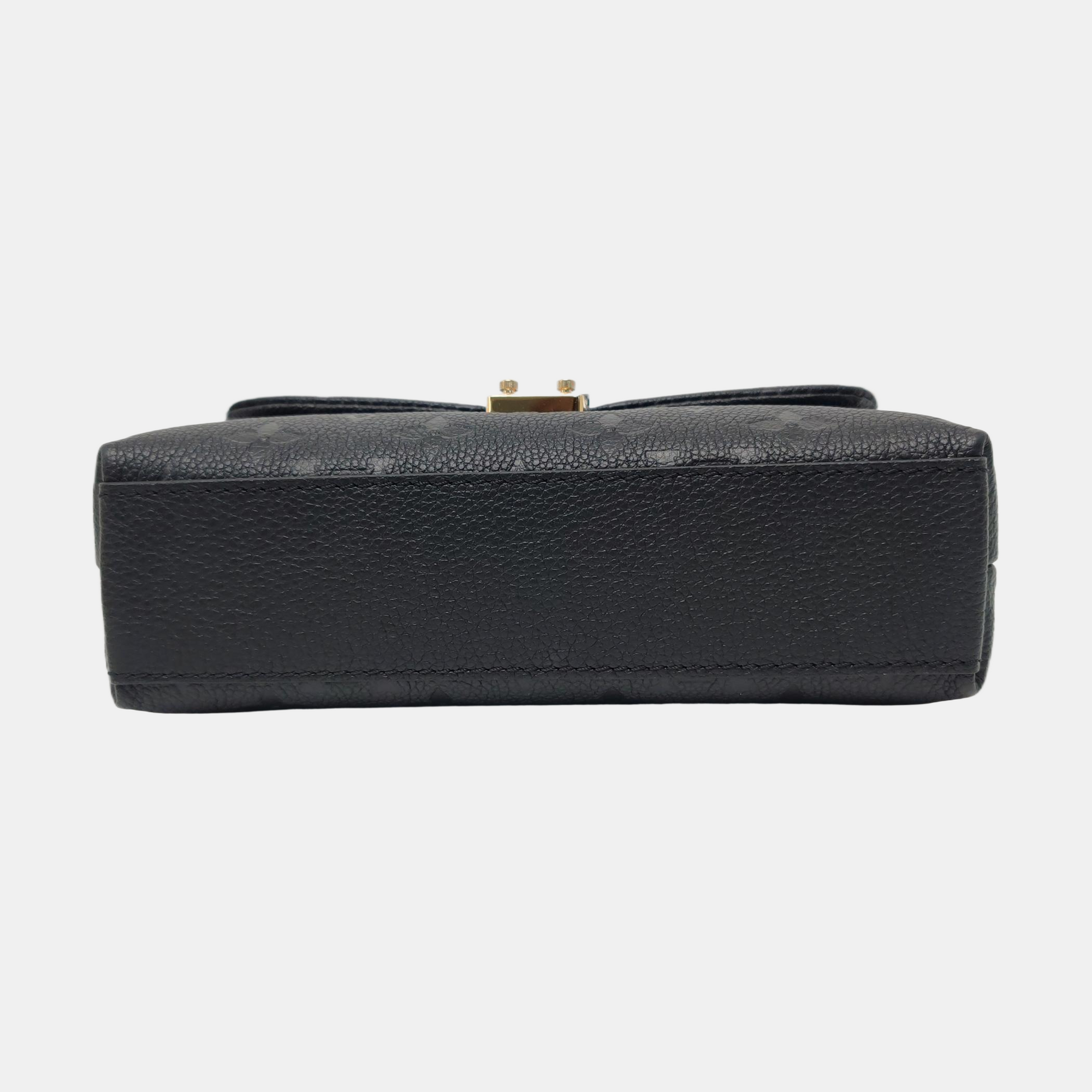 MADELEINE Nano Monogram Calfskin Black