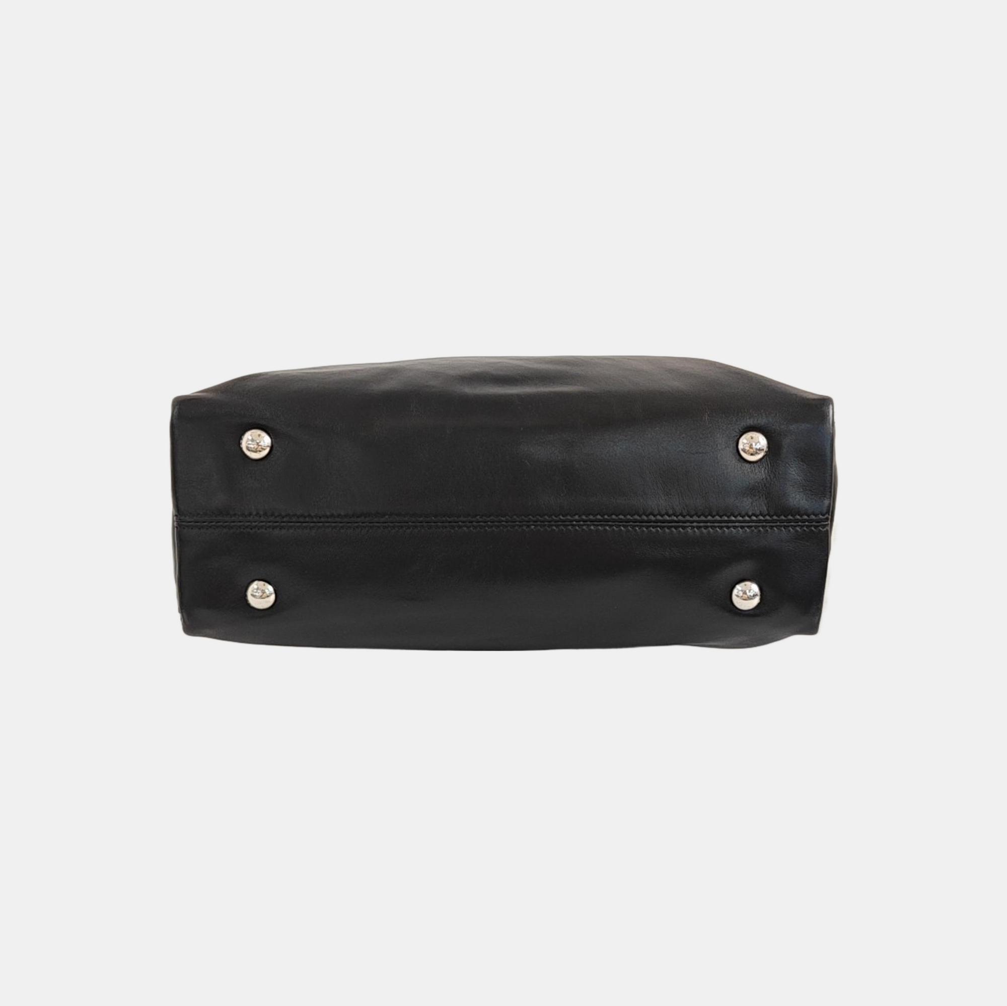 Lambskin Shoulder Bag MM Black