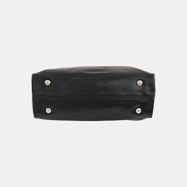 Lambskin Shoulder Bag MM Black