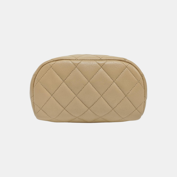 URBAN SPIRIT Quilted Grained Calfskin Beige