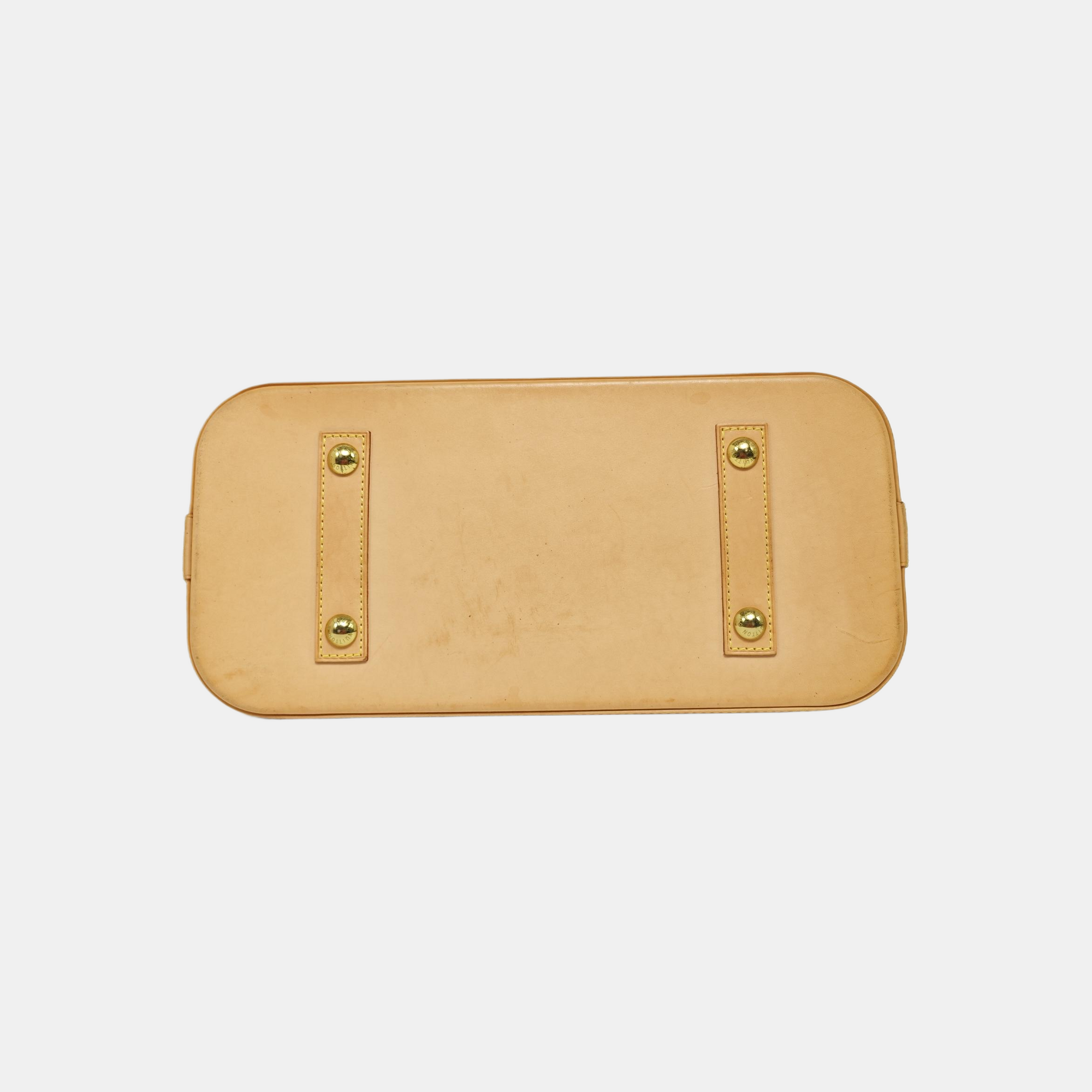 ALMA MM Monogram Coated Canvas Brown