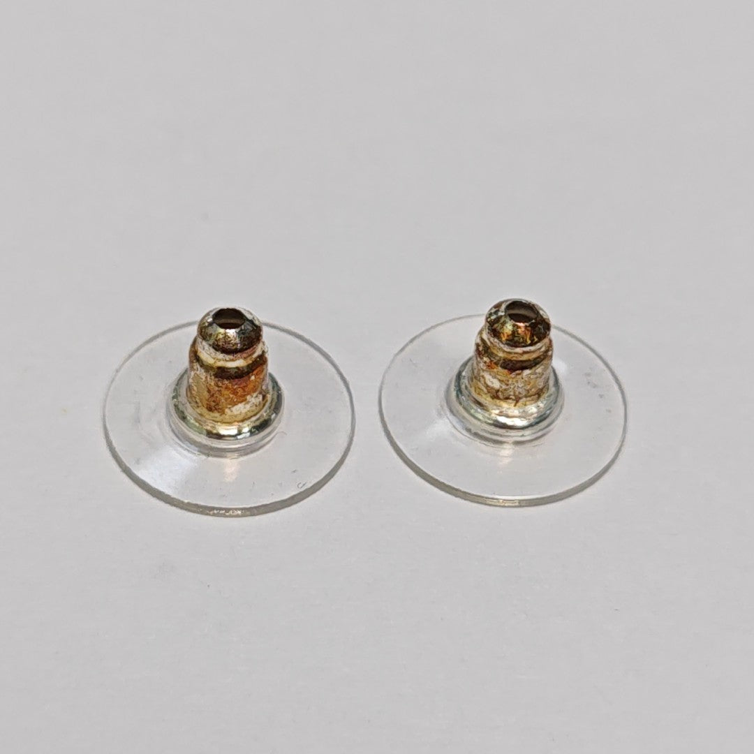 Metal Silver Stud Earrings