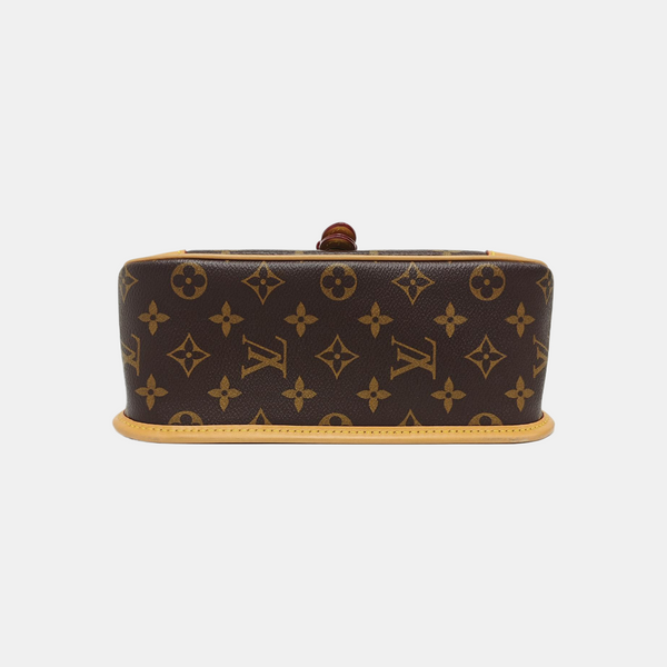DIANE Monogram Coated Canvas Brown