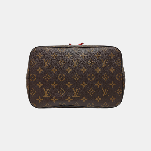 NÉONOÉ MM Monogram Coated Canvas Brown