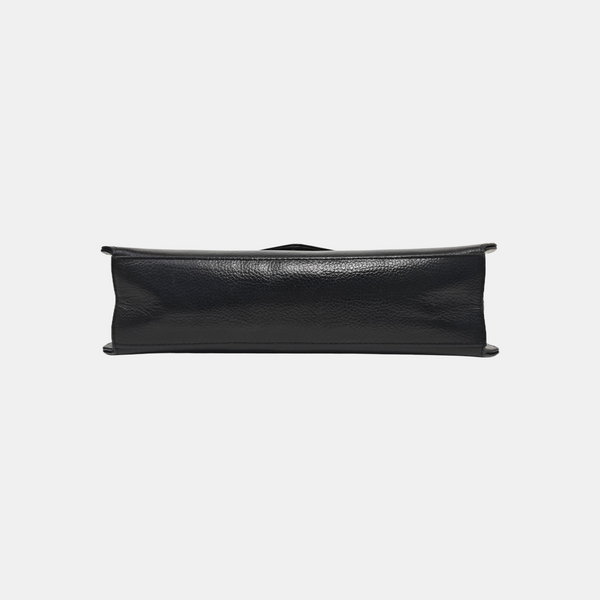 Calfskin Shoulder Bag Black