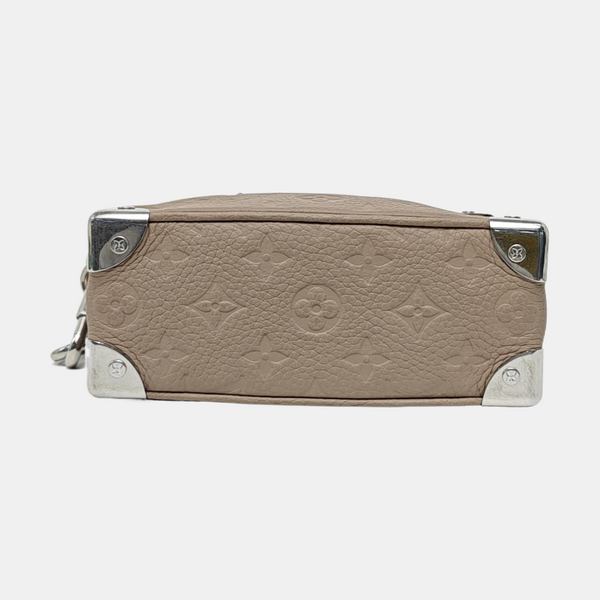 SOFT TRUNK Mini Monogram Calfskin Gray