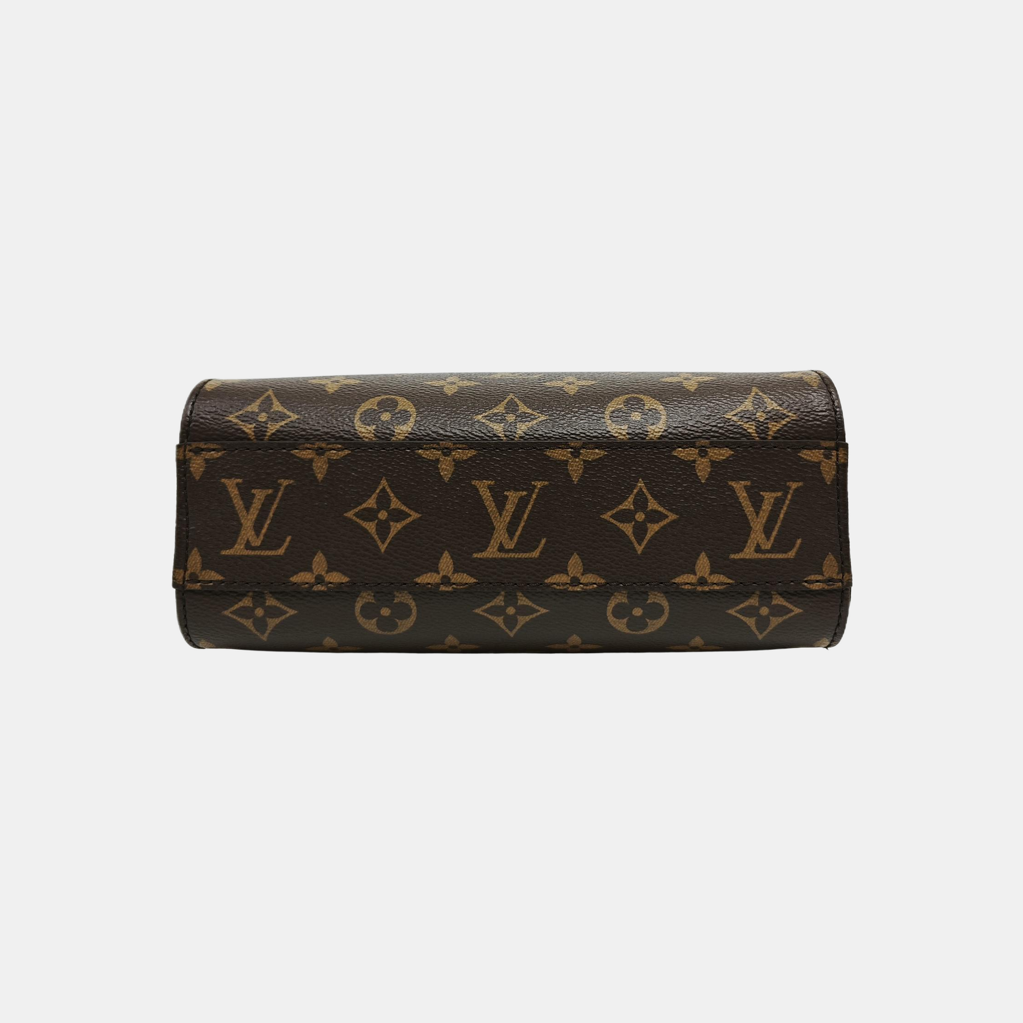 SAC PLAT BB Monogram Coated Canvas Brown