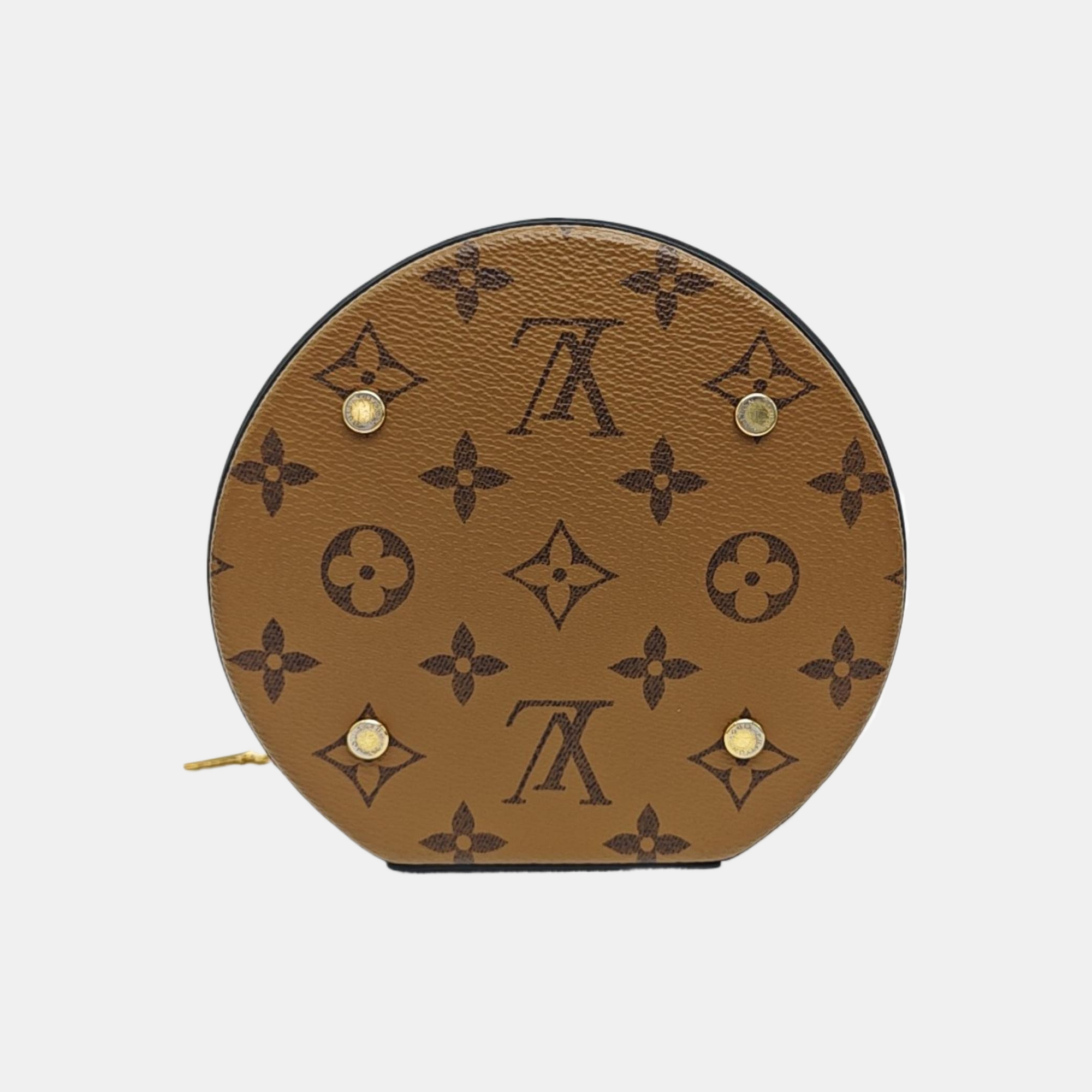 CANNES PM Monogram Coated Canvas Brown