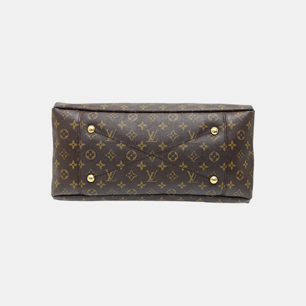 ARTSY MM Monogram Coated Canvas Brown