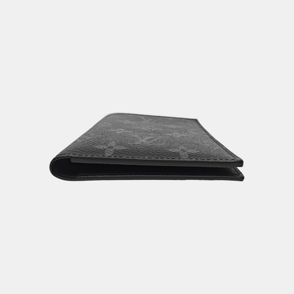 Monogram Coated Canvas Card Holder Gray