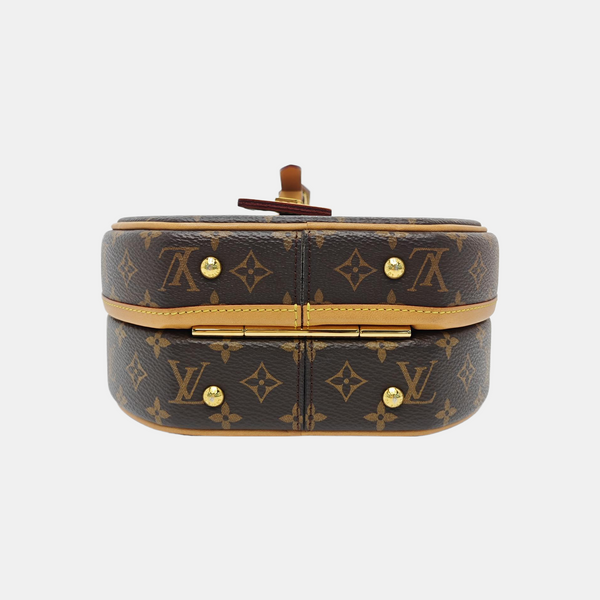 BOITE CHAPEAU PM Monogram Coated Canvas Brown