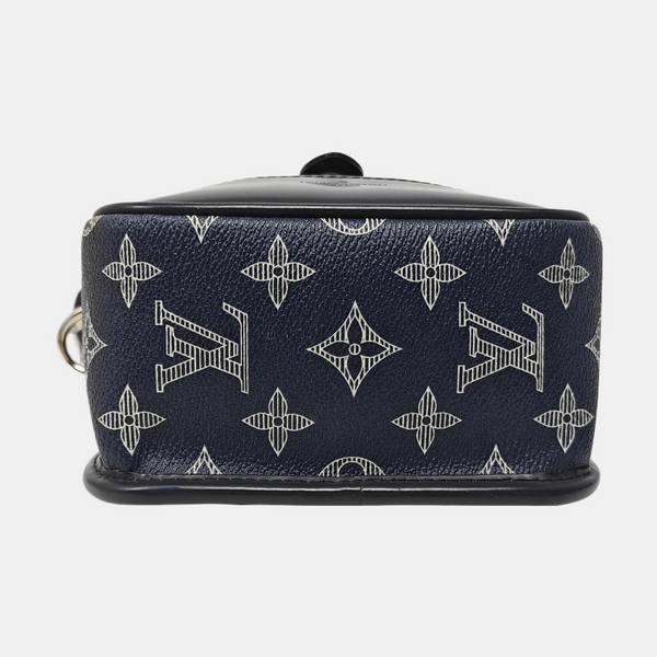 CHAPMAN SAVANE BB Monogram Coated Canvas Blue