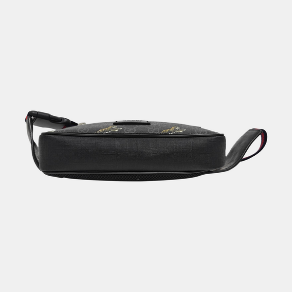 GG Supreme Monogram Coated Canvas Black