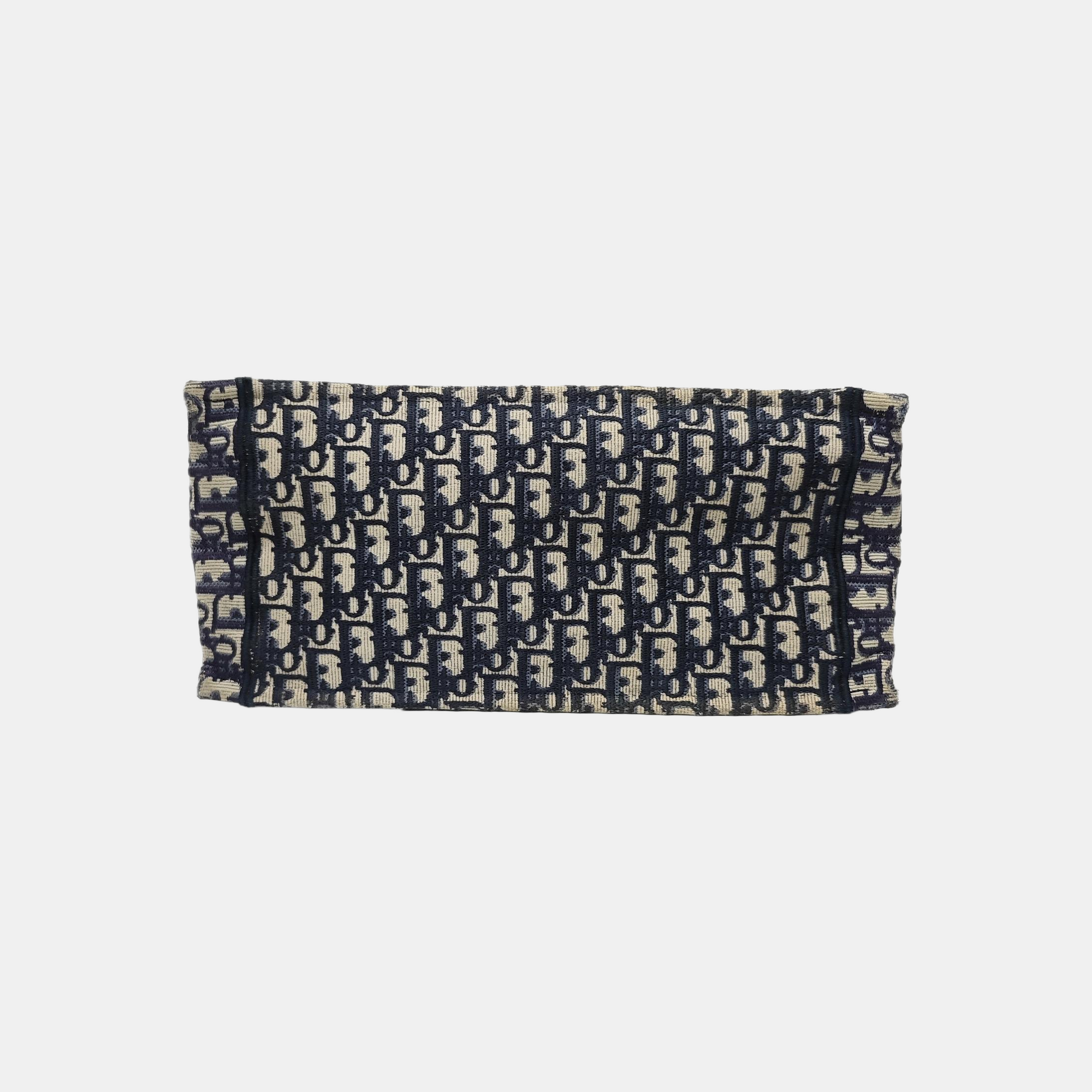 Book Tote Medium Oblique Canvas Blue
