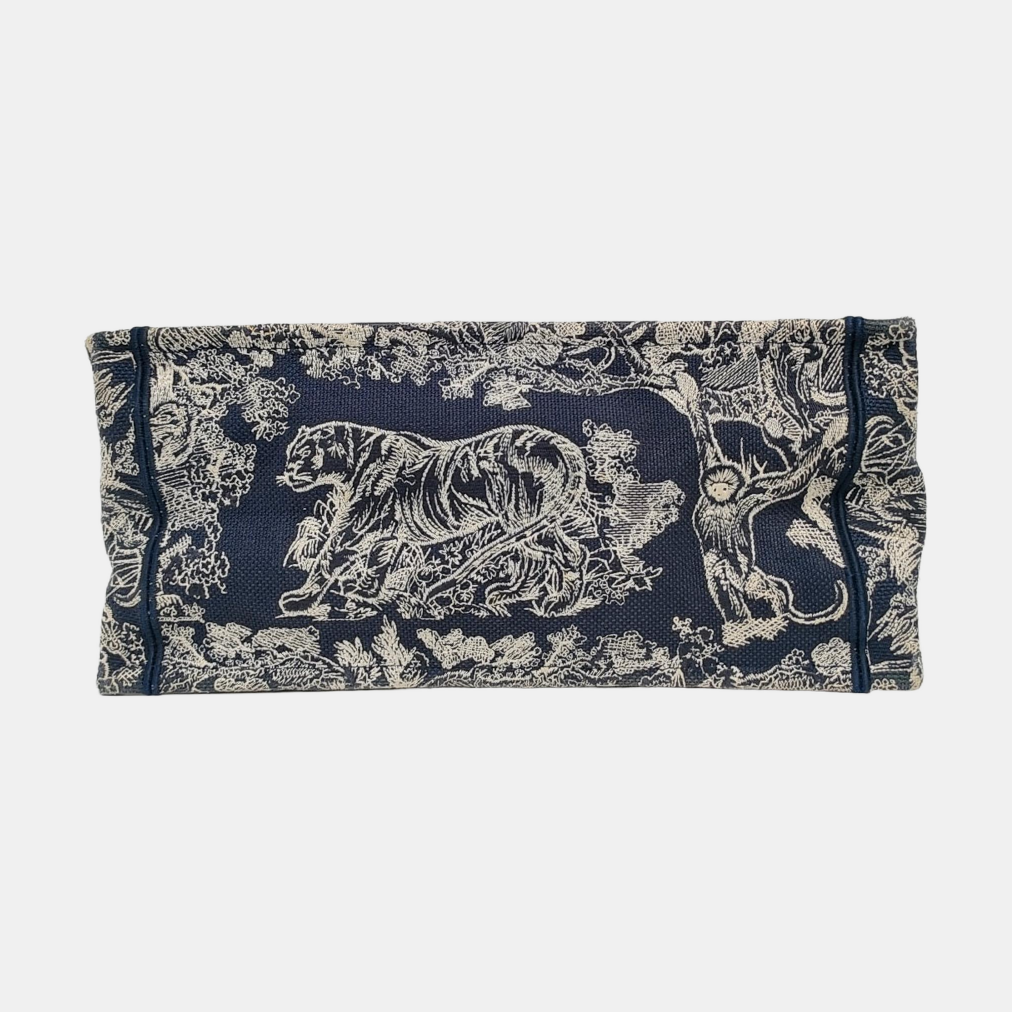 Book Tote Medium Fabric Blue