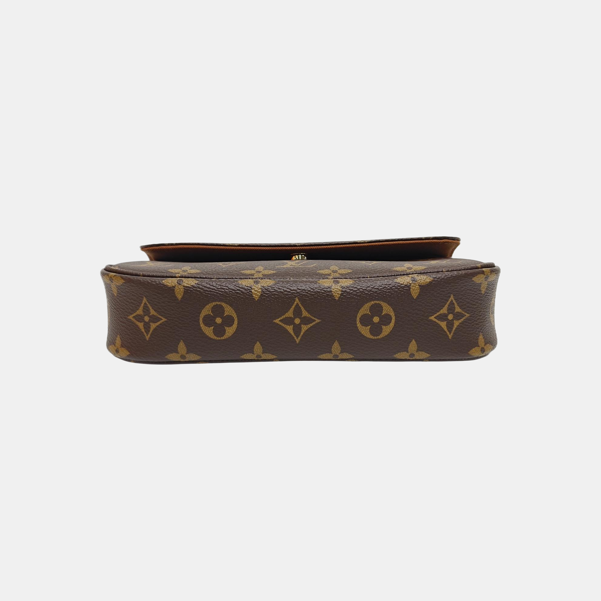 IVY Monogram Coated Canvas Brown