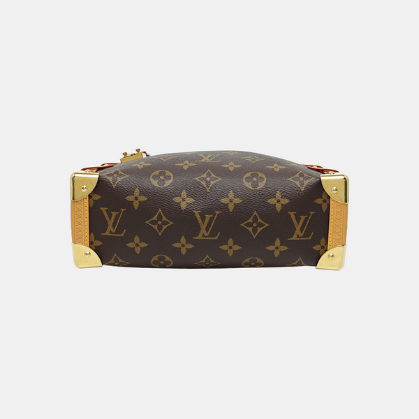 SIDE TRUNK MM Monogram Coated Canvas Brown