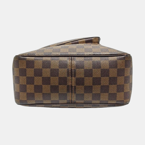 OLAV MM Damier Ebene Coated Canvas Brown