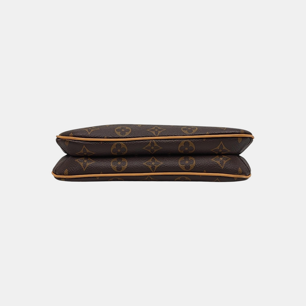 LIV POCHETTE Monogram Coated Canvas Brown