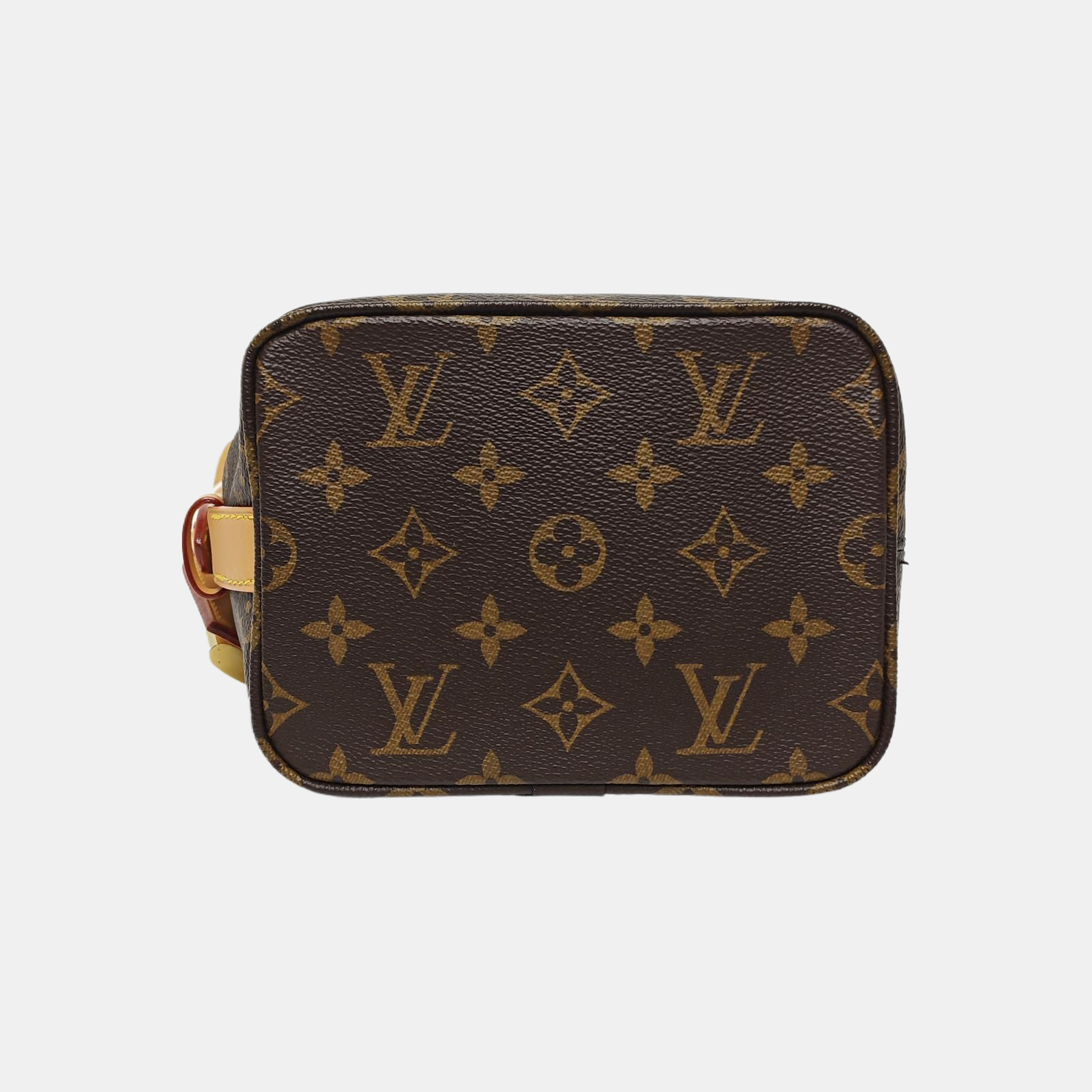 ALL IN BB Monogram Coated Canvas Brown