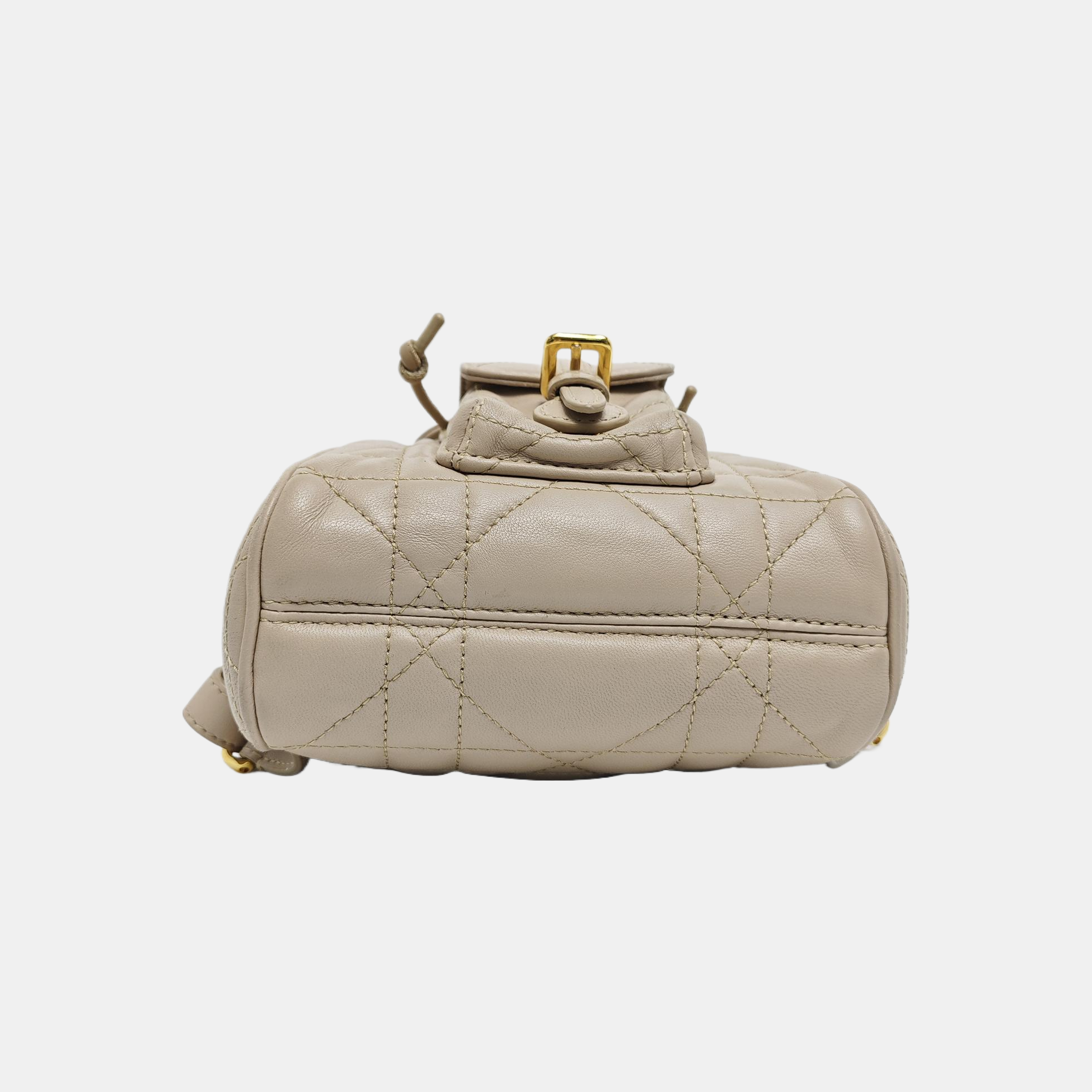 Dior Caro Cannage Lambskin Beige