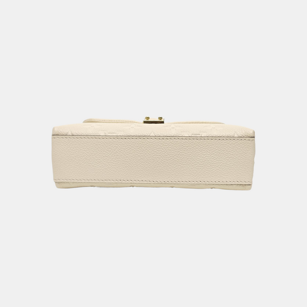 NANO MADELEINE Nano Monogram Calfskin Beige