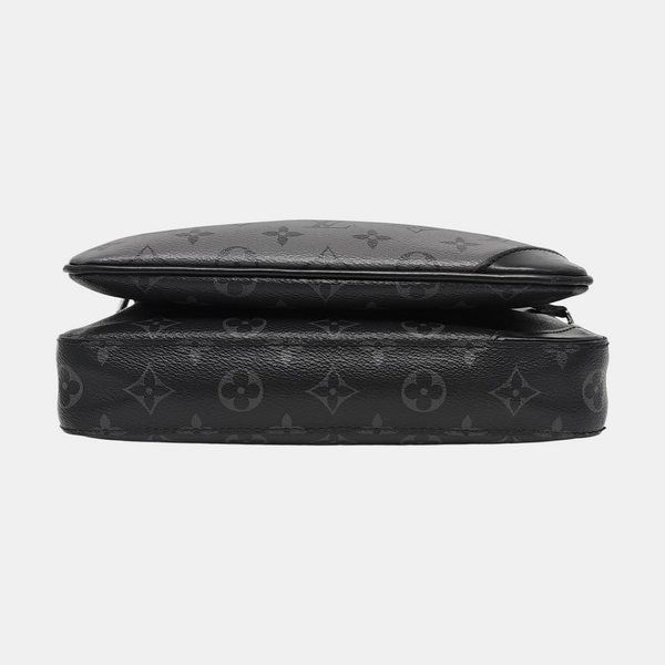TRIO Monogram Coated Canvas Gray