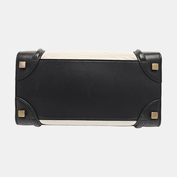 LUGGAGE Micro Calfskin White
