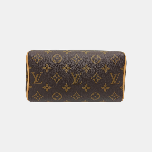SPEEDY 20 Monogram Coated Canvas Brown