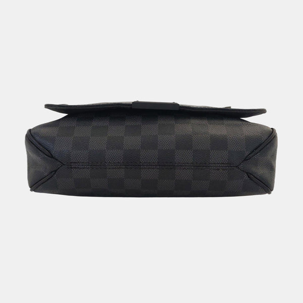 DISTRICT PM Damier Graphite Coated Canvas Gray