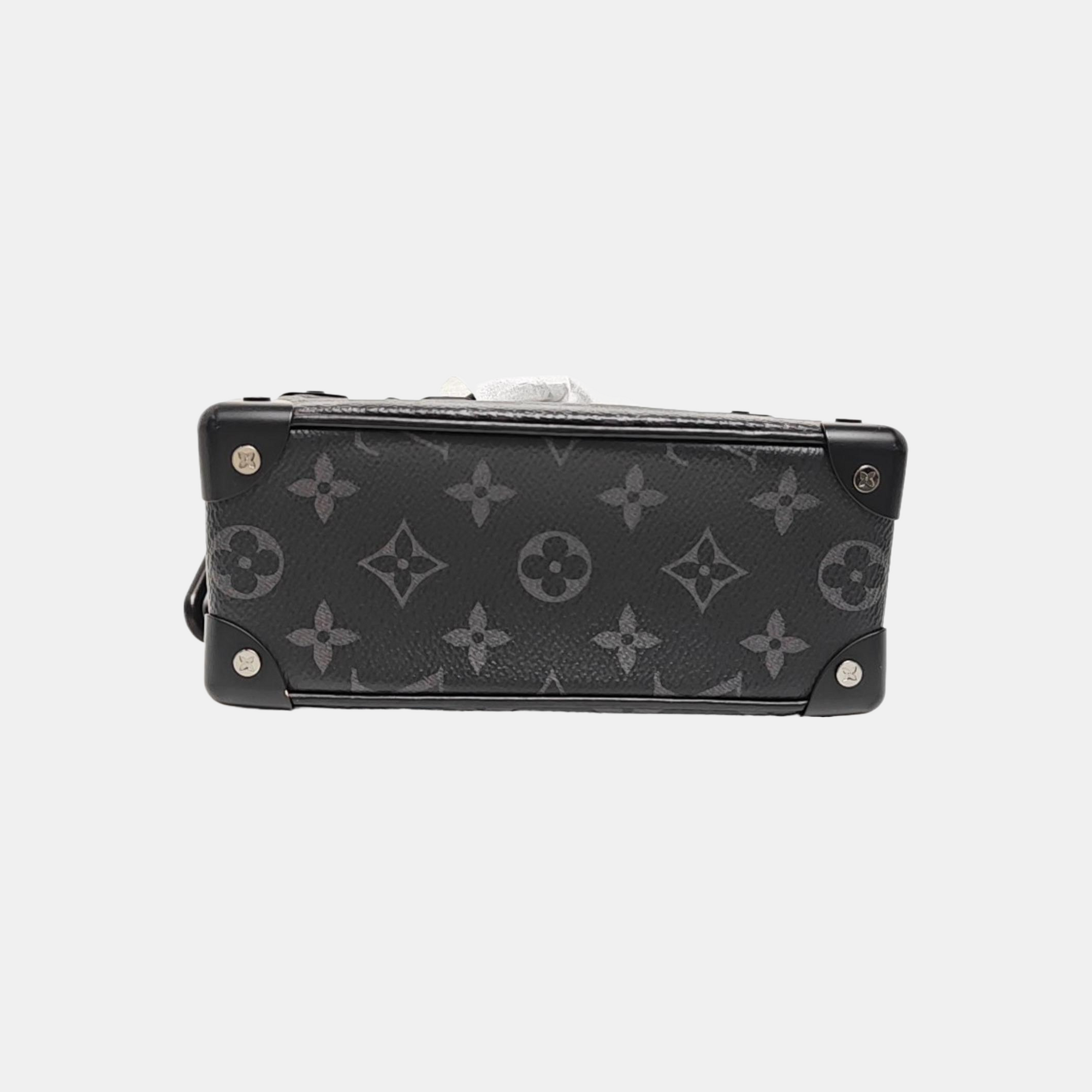 SOFT TRUNK Mini Monogram Coated Canvas Black