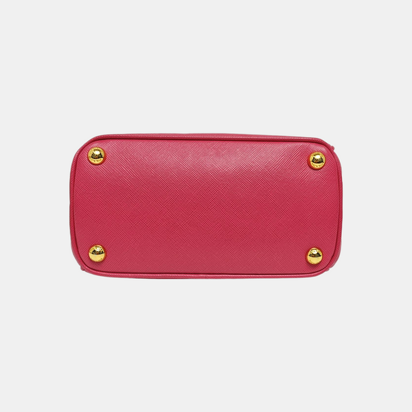 Galleria Super Mini Saffiano Calfskin Red