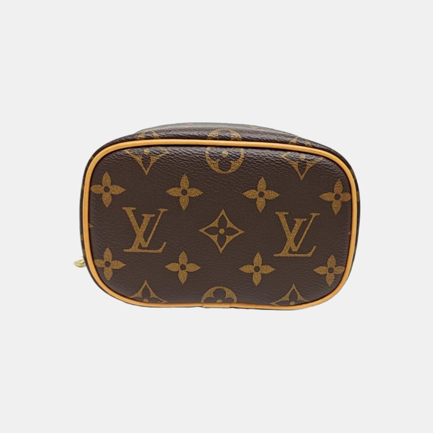 NICE Super Mini Monogram Coated Canvas Brown