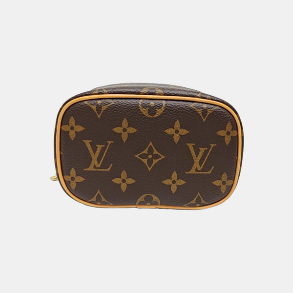 NICE Super Mini Monogram Coated Canvas Brown