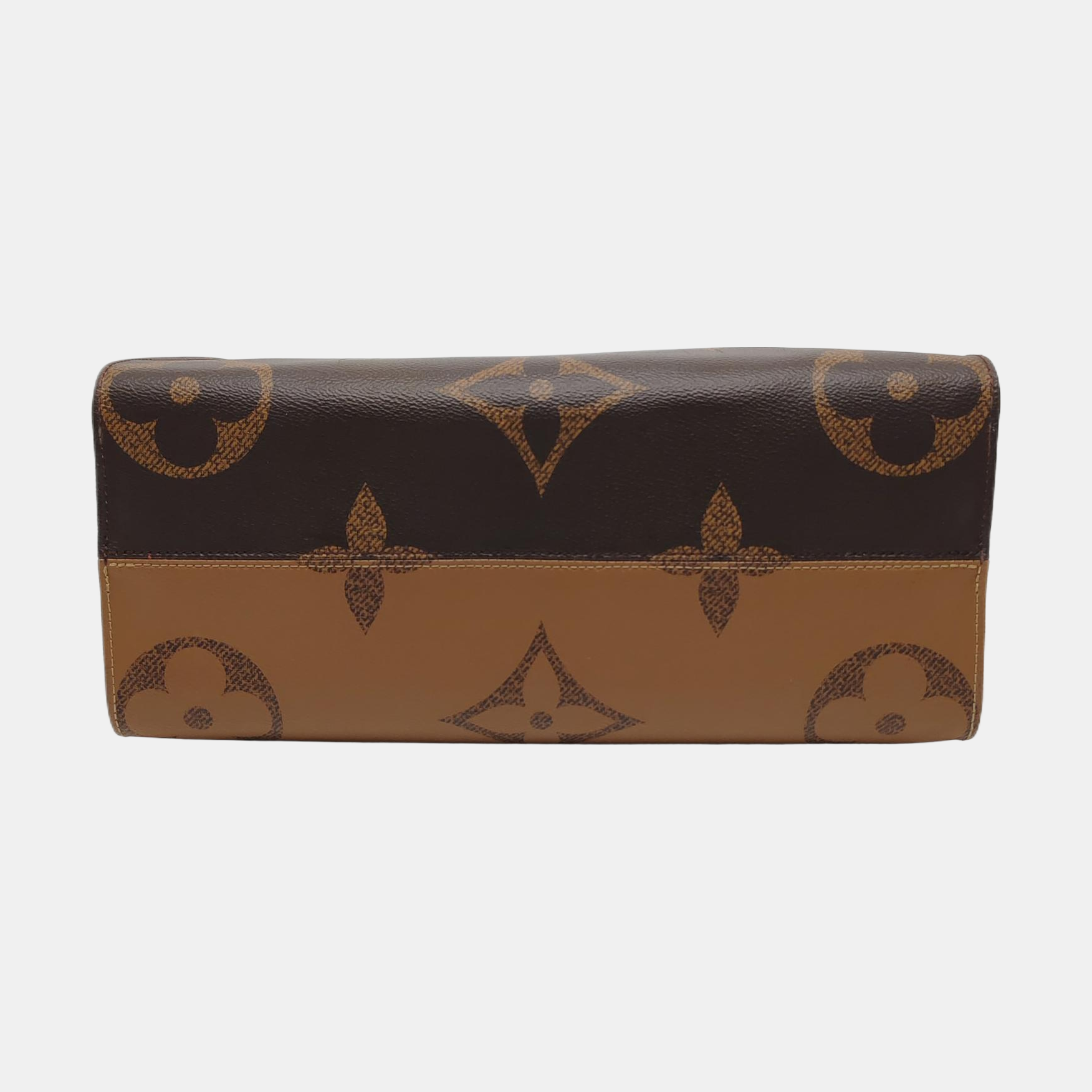 ONTHEGO MM Monogram Coated Canvas Brown