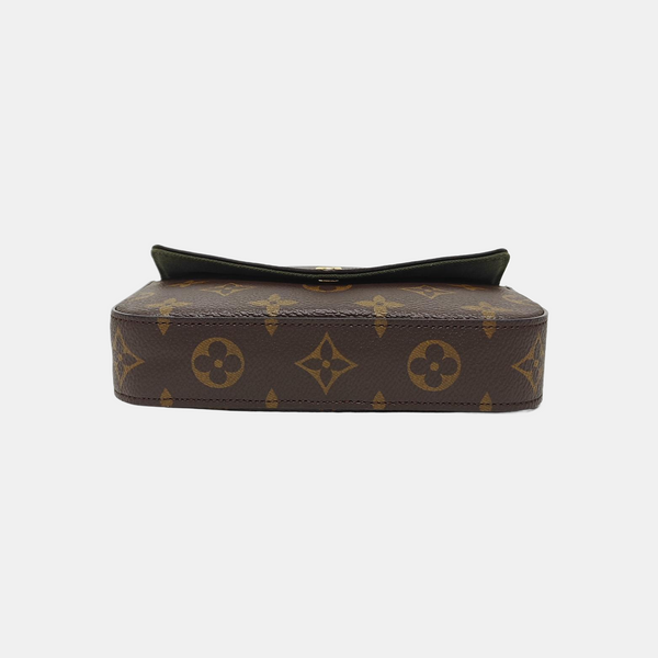 FÉLICIE Monogram Coated Canvas Brown