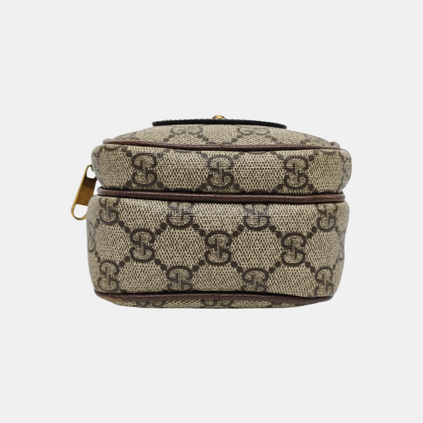 Neo Vintage Mini Monogram Coated Canvas Brown