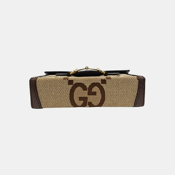 Horsebit 1955 Mini Monogram Canvas Beige