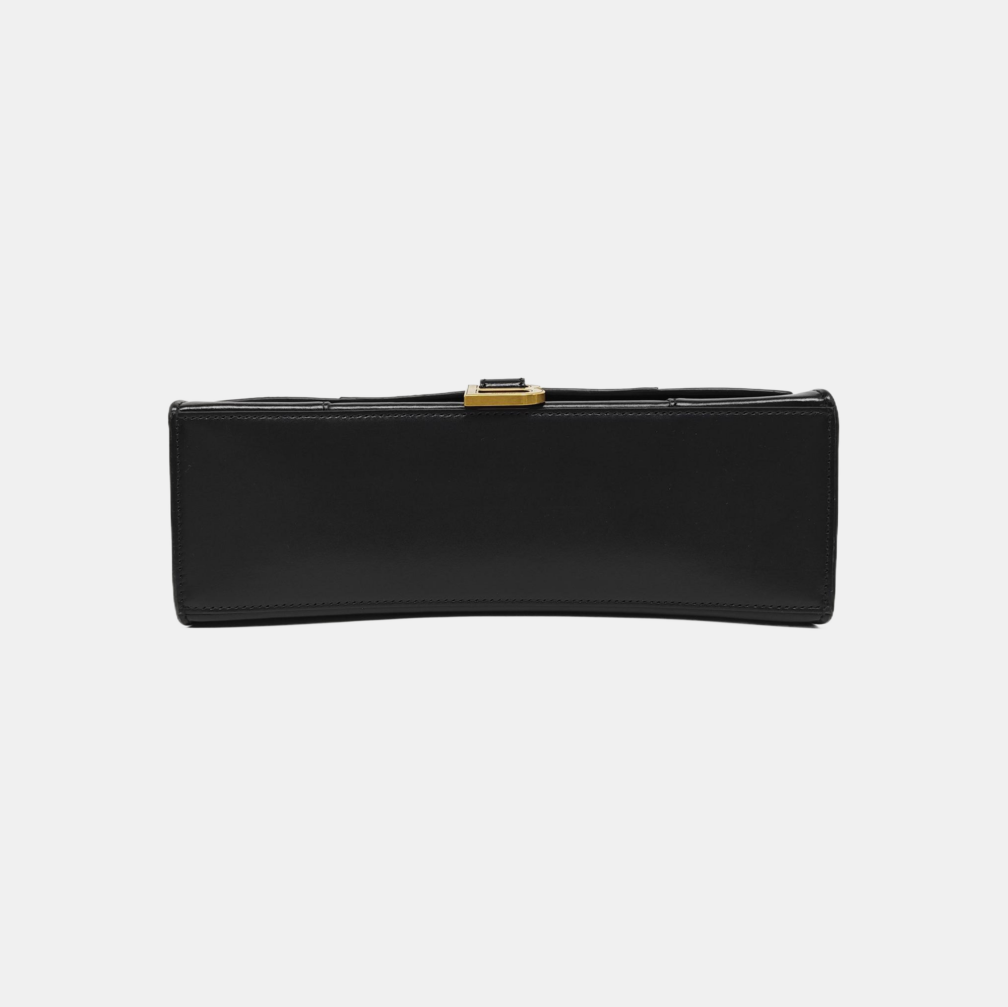 Hourglass Small Calfskin Black