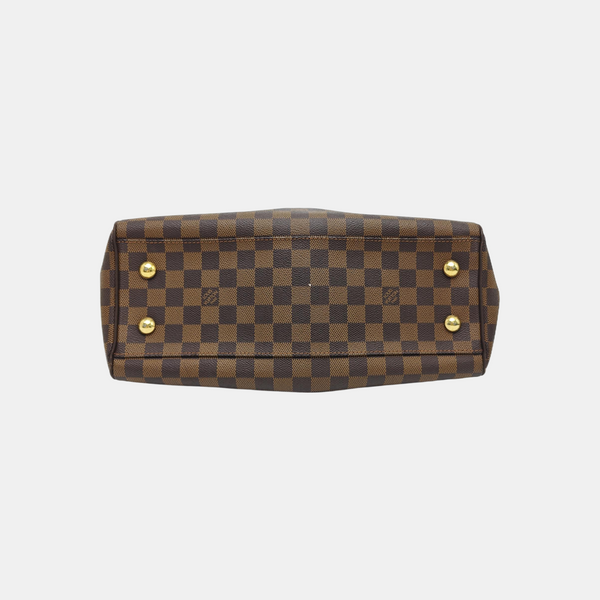 TREVI PM Damier Ebene Coated Canvas Brown