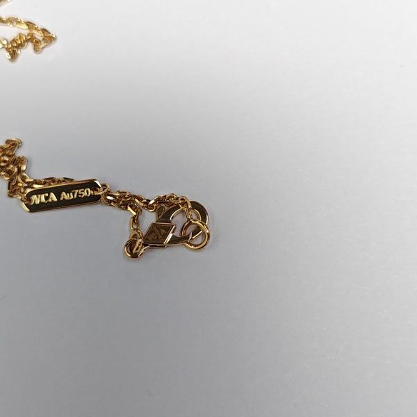 Vintage Alhambra 18k Gold Necklace