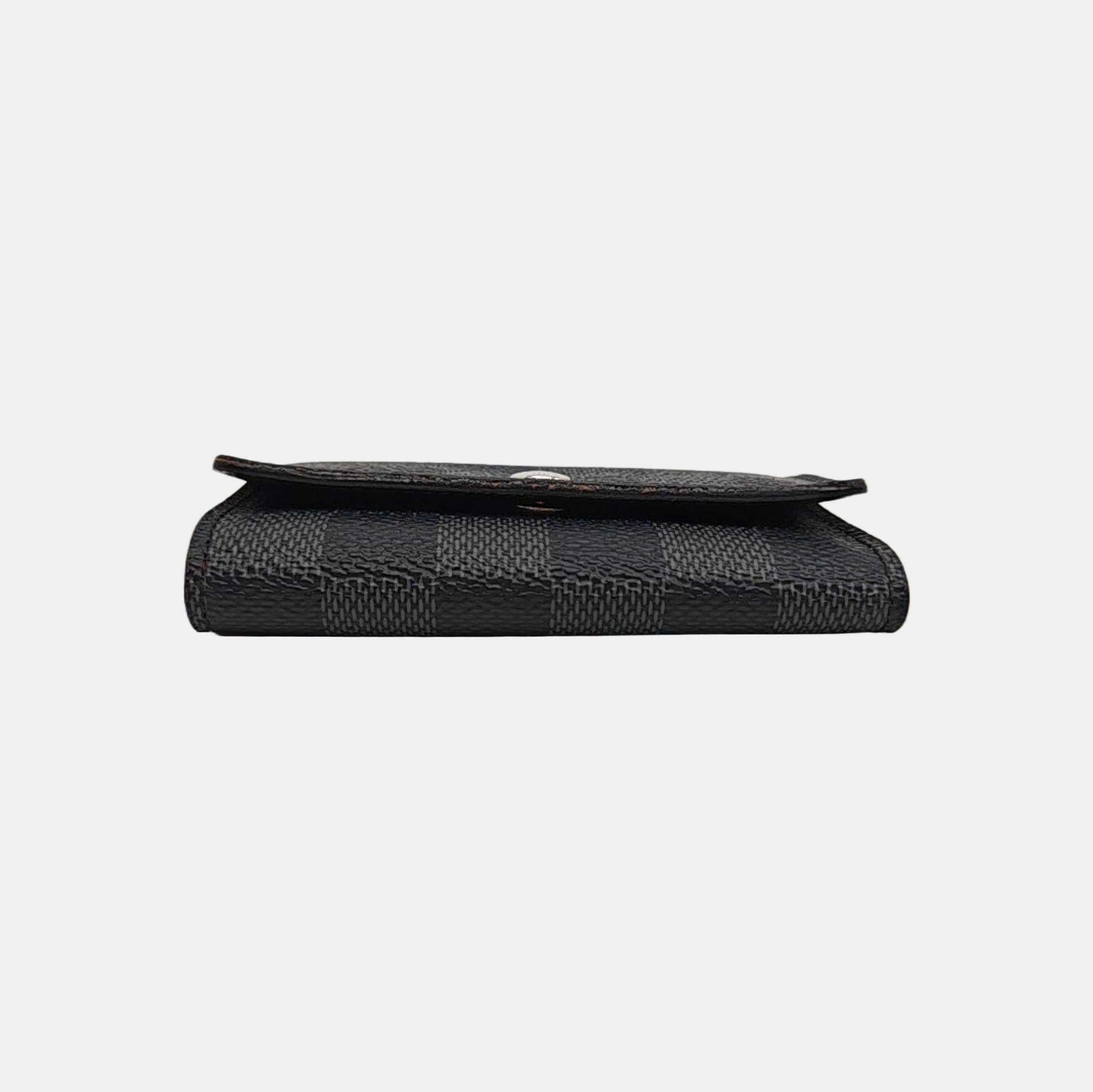 Damier Graphite Coated Canvas Wallet Gray