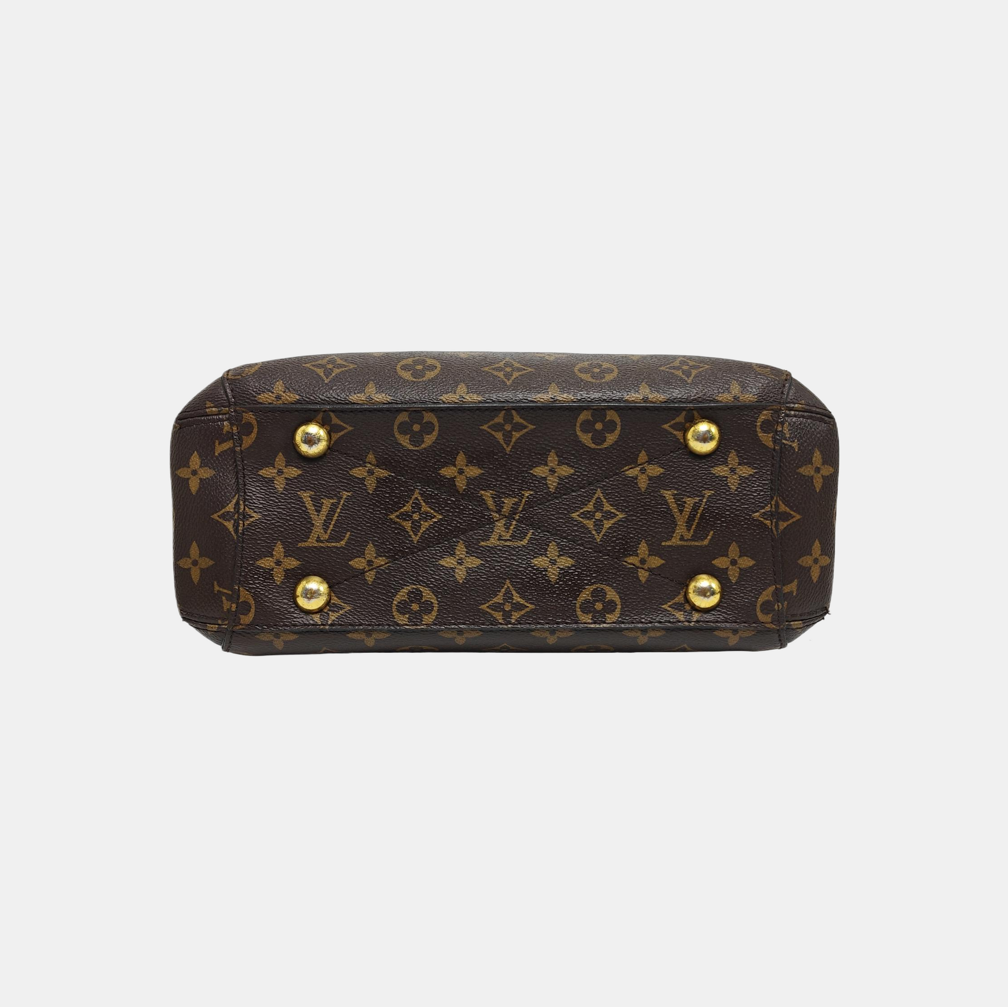 MONTAIGNE BB Monogram Coated Canvas Brown