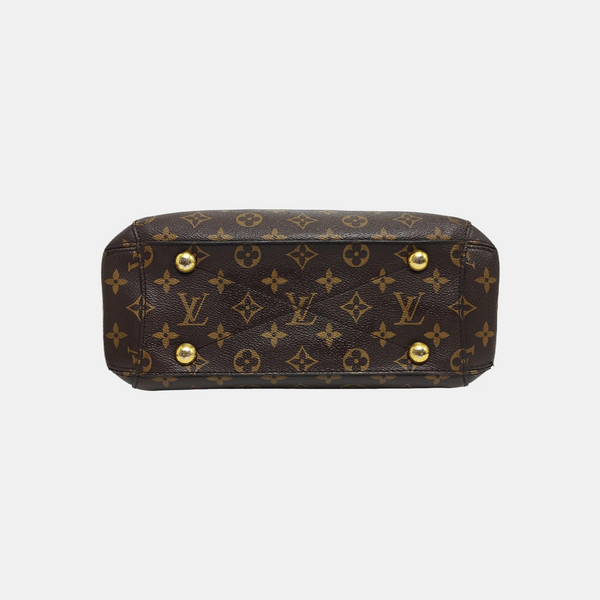MONTAIGNE BB Monogram Coated Canvas Brown