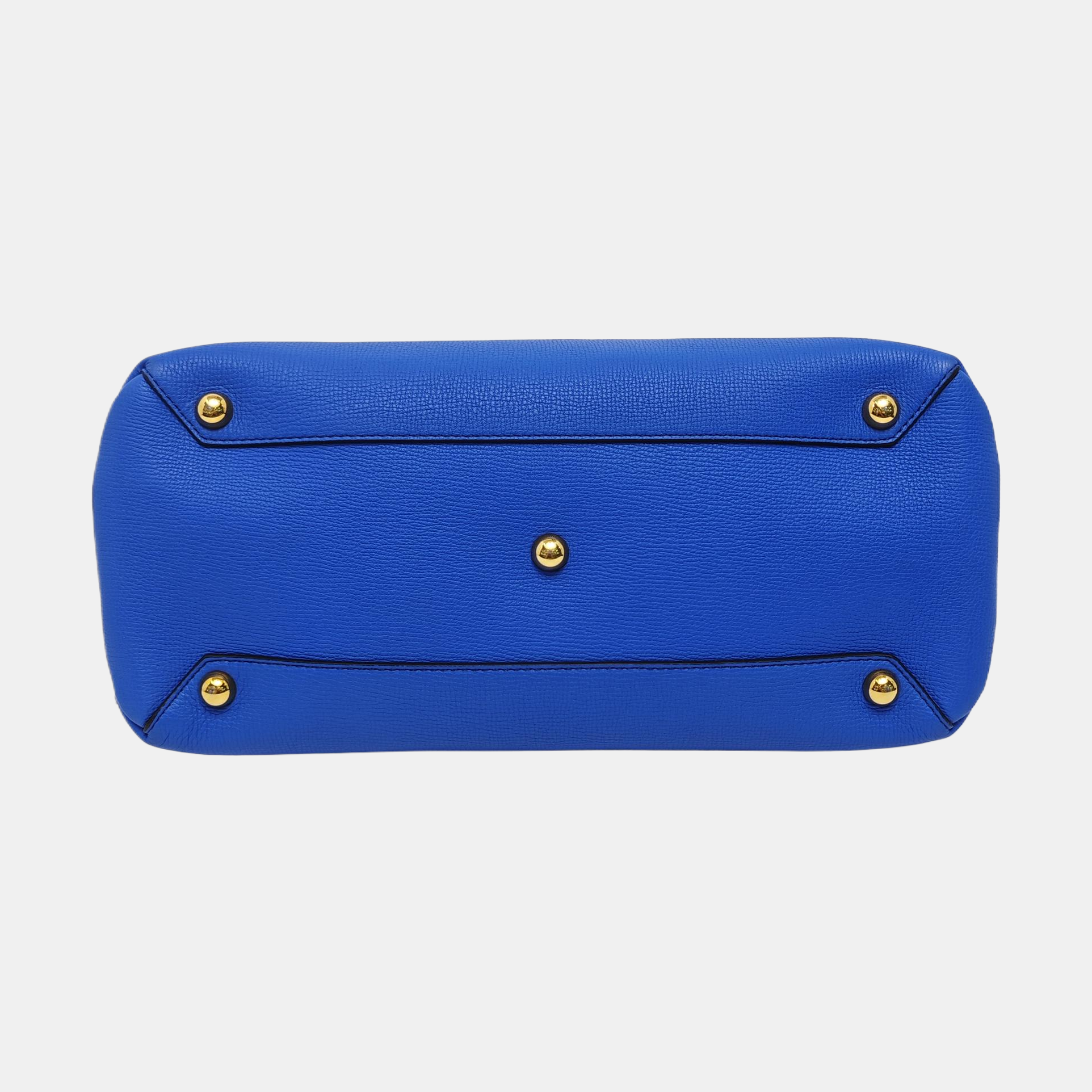 The Banner Medium Calfskin Blue